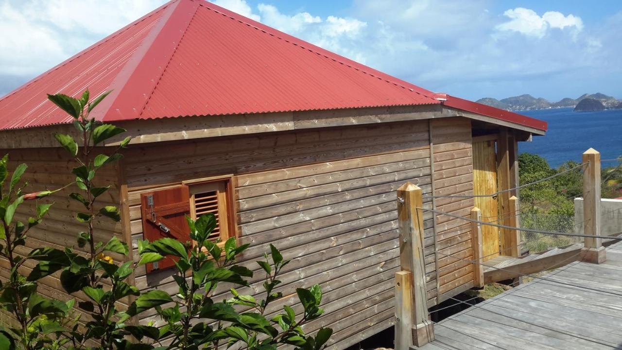 Ti Kaz Anoli Cottage En Bois Avec Vue Sur La Baie Terre-de-Bas Экстерьер фото